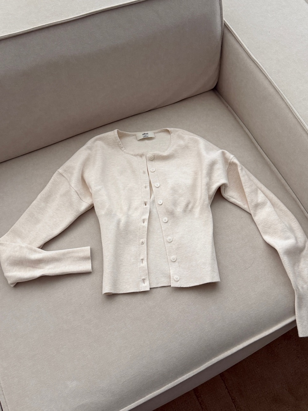 aritzia golighty cardigan